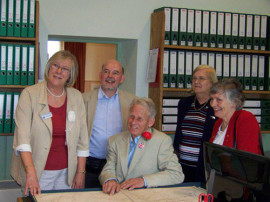 The Trustees at the opening of the Heritage Centre